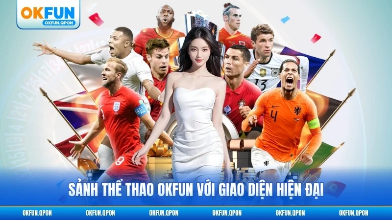 Sảnh thể thao OKFUN với giao diện hiện đại